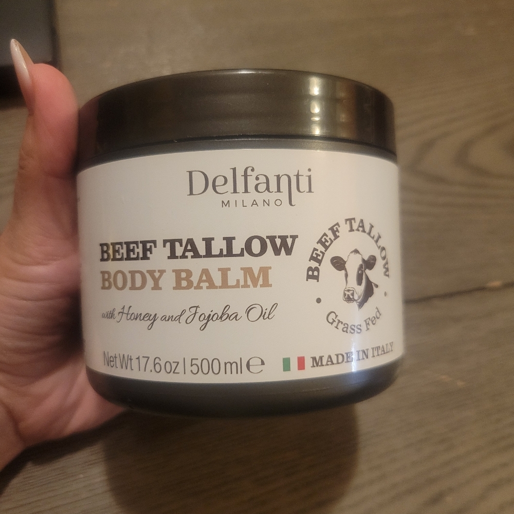 Beef Tallow Body Balm - White/Cream